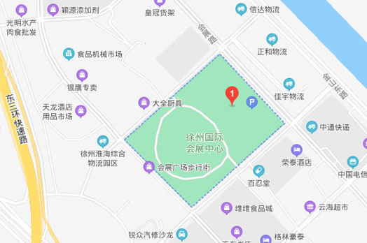徐州家博会展馆淮海国际博览中心地图